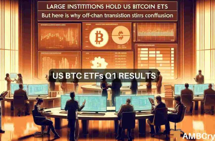 Amerikaanse Bitcoin ETF’s Q1: Grote instellingen houden $10,7 miljard vast, maar…