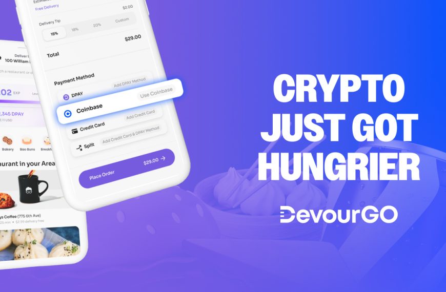 Crypto is net hongeriger geworden: DevourGO accepteert nu betalingen via Coinbase Commerce