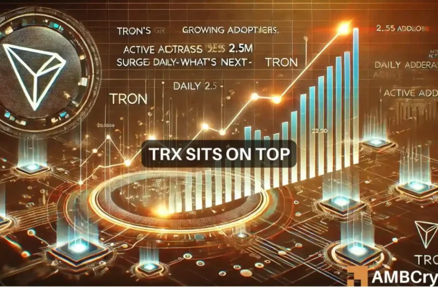 Tron’s dagelijkse actieve gebruikers bereiken 2,5 miljoen: Dit betekent het voor TRX-prijzen