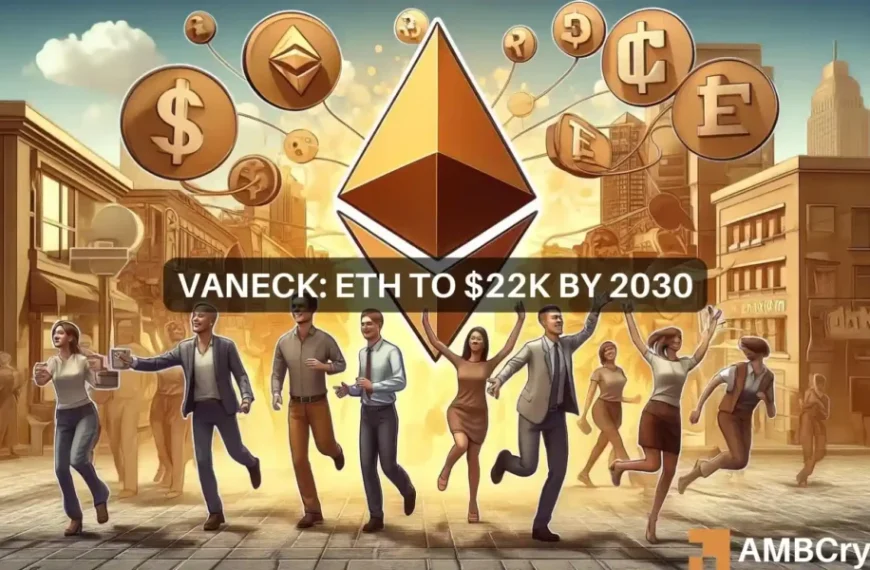 Voorspelling van VanEck: Ethereum prijs bereikt $22.000 in 2030.