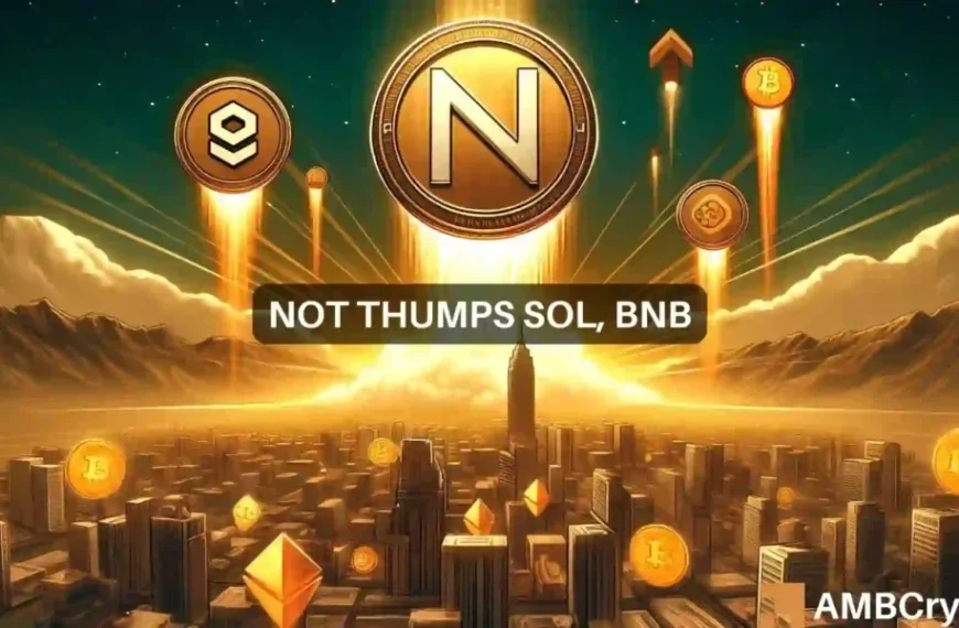 Notcoin overtreft Solana, BNB in volume: gaat NOT nu naar $0.1?