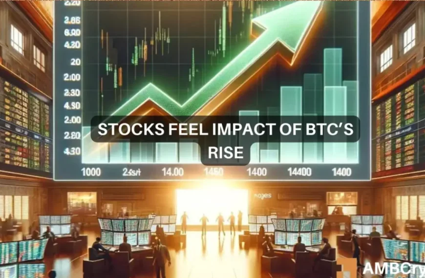 Cryptostocks stijgen met BTC te midden van turbulentie na Trump-incident.