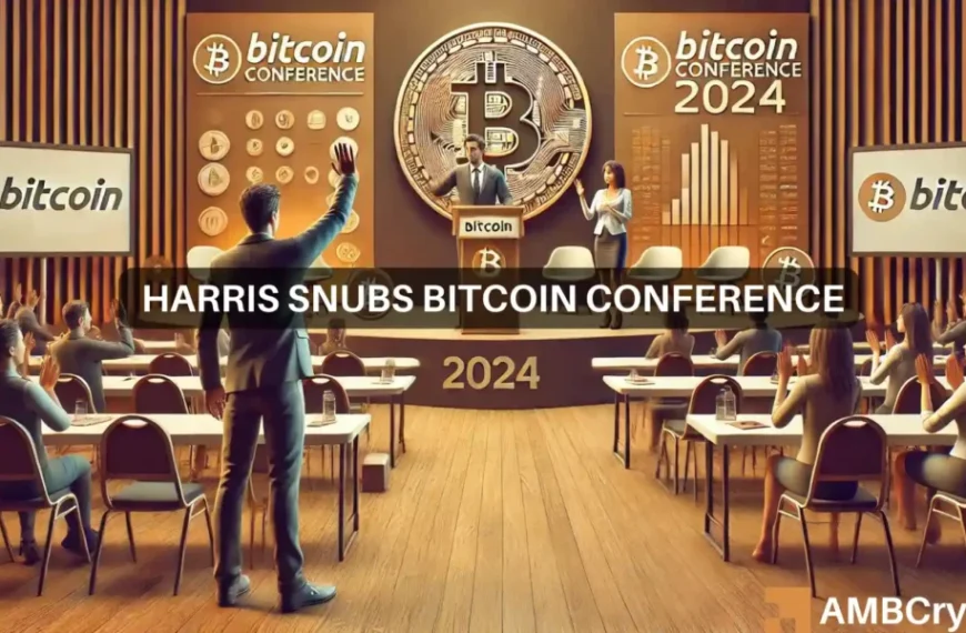 Wat nu nu Kamala Harris afhaakt bij Bitcoin conferentie en Trump in…