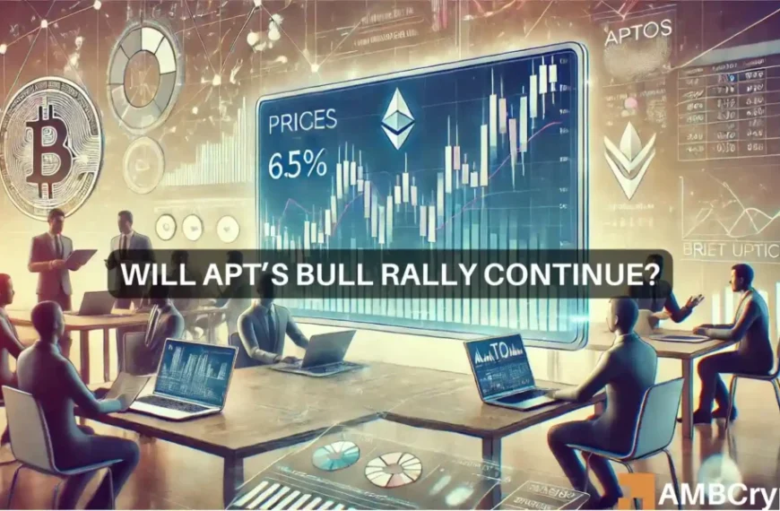 Marktanalyse Aptos – Zal een stijging van 6% een APT prijs rally…