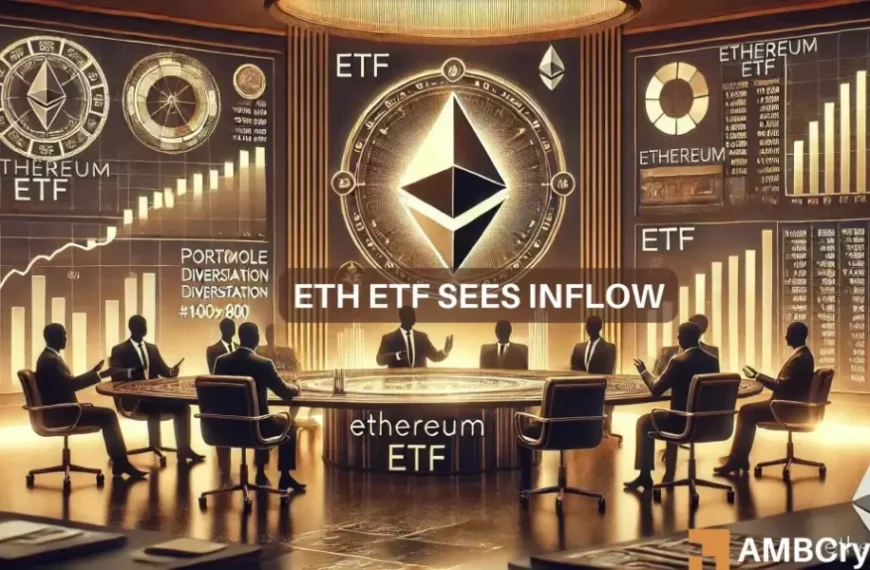 Ethereum ETF boekt wekelijks een instroom van $84,6 miljoen, maar loopt achter…