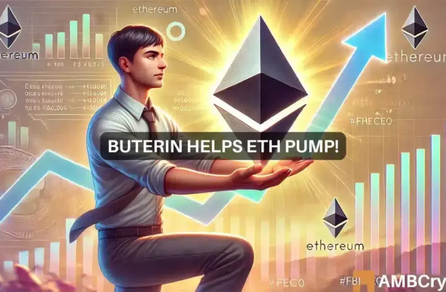 Als Ethereum vertraagt, zal Vitalik Buterin helpen bij het laten stijgen van…