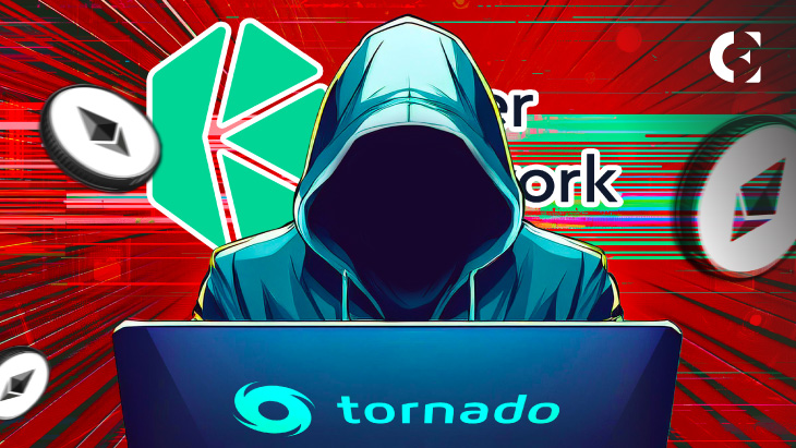 Kyber Network Exploit: Hacker gebruikt Tornado Cash om $1,65 miljoen aan gestolen ETH wit te wassen.