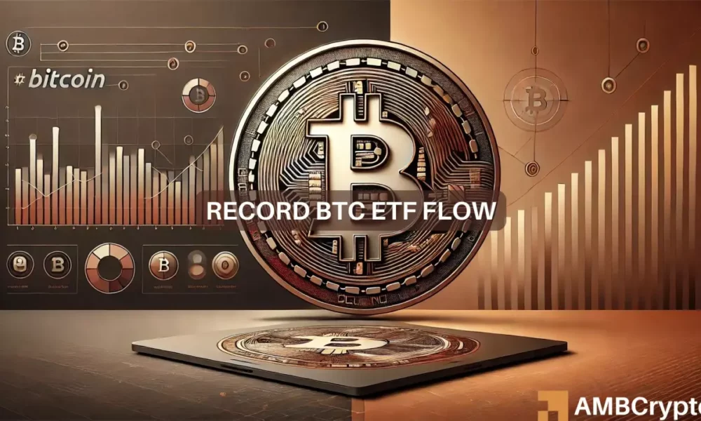 Bitcoin ETF instroom bereikt $2.22 miljard – Alles wat je moet weten!