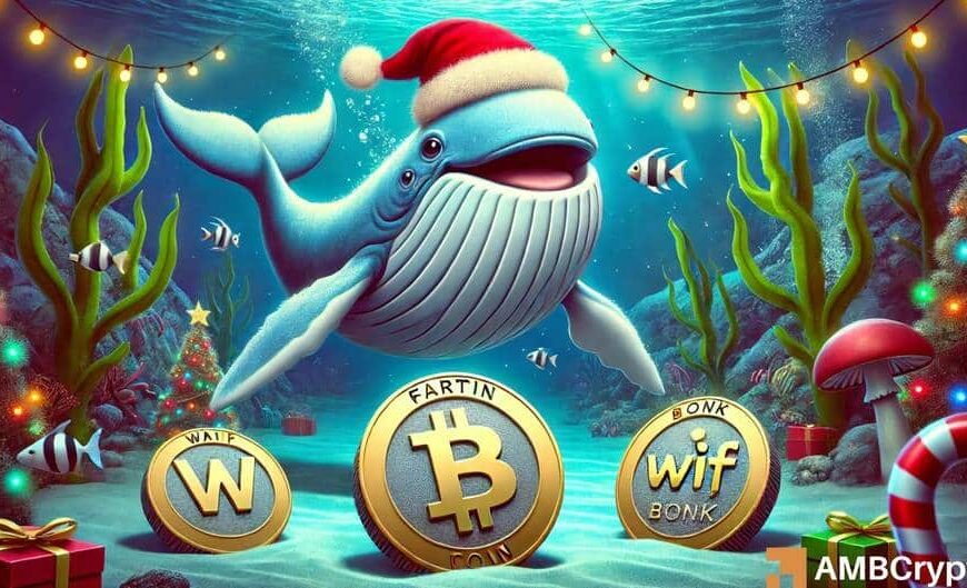 Walvis dumpte WIF, BONK voor Fartcoin – Staat de AI-mememunt klaar voor…