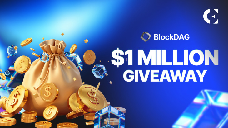 6 dagen over! Kopers haasten zich om de BlockDAG’s $1M weggeefactie te…