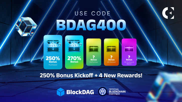 BlockDAG’s ‘BDAG400’ Promocode: Een kans om BDAG Holdings te vergroten! Meer over Cardano (ADA) prijs & Tron prijsvoorspelling