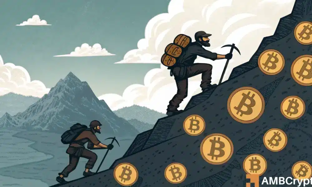 Bitcoin miners verminderen verkoop in 2025 – Invloed op prijs?