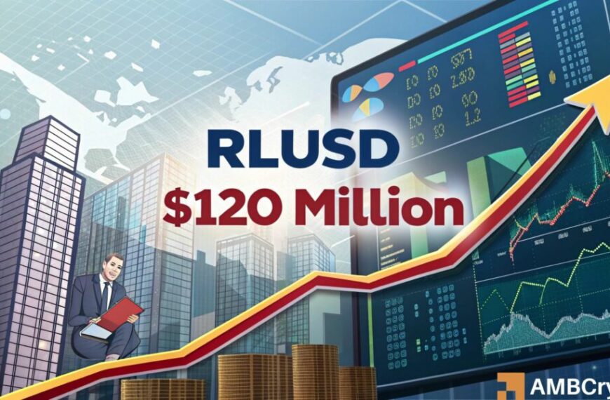 Totale aanbod van RLUSD raakt 120 miljoen als XRP groeit met 12%…