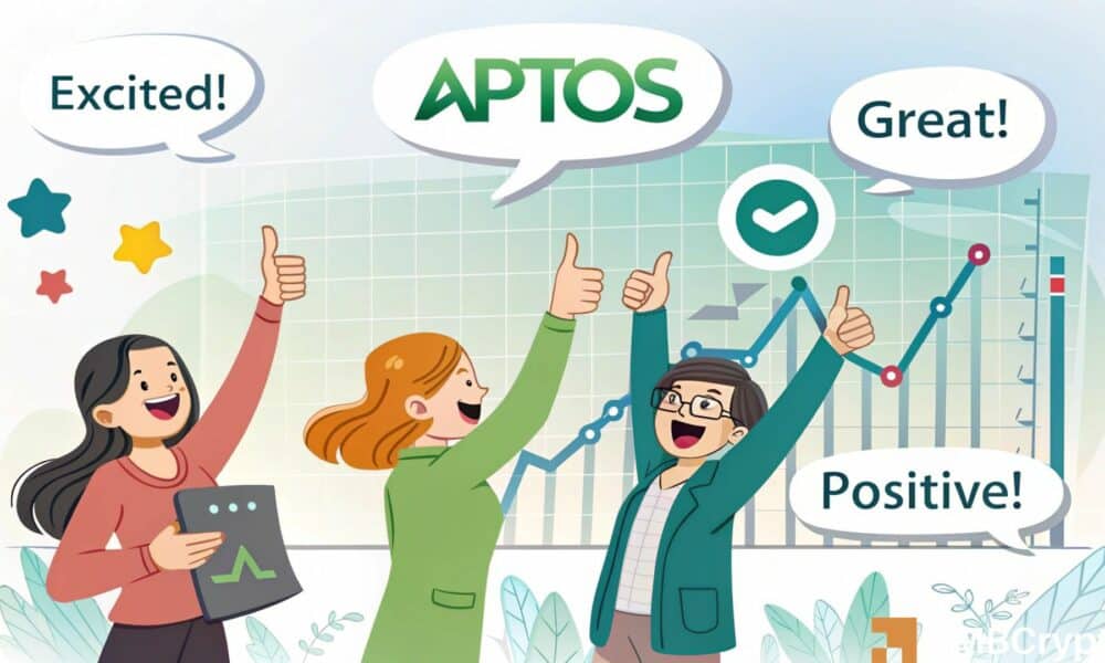 Aptos – Belangrijke meetwaarden bereiken niveaus van november, effect op de prijs…