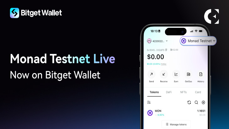 Bitget Wallet integreert Monad Testnet om DeFi-mogelijkheden uit te breiden.