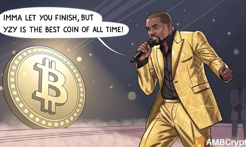 Kanye’s cryptomunt klaar voor lancering, maar kan het de memecoin meltdown vermijden?